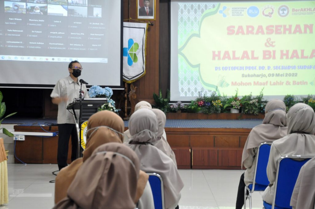 Sarasehan Dan Halal Bi Halal 1443 H Di RS. Ortopedi Prof.Dr.R.Soeharso Surakarta