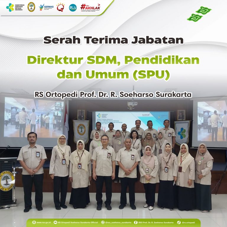 SERAH TERIMA JABATAN DIREKTUR SDM, PENDIDIKAN DAN UMUM - Rumah Sakit ...