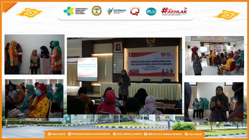 Seminar dan Pelatihan Skrining Resiko Jatuh pada Kader Posyandu Lansia Kota Surakarta