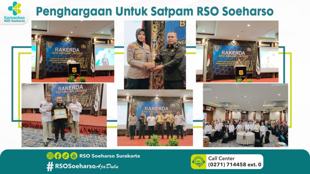 Penghargaan Untuk Satpam RSO Soeharso