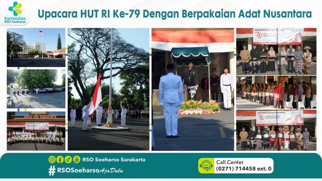 “Upacara HUT RI Ke-79 Dengan Berpakaian Adat Nusantara”