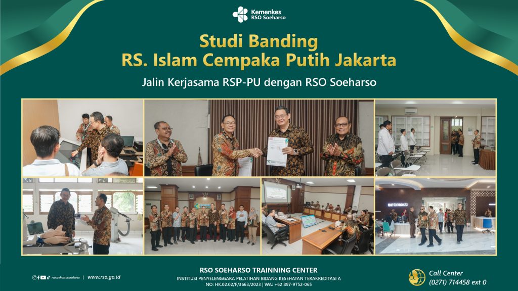 Kunjungan Studi Banding:  RS Islam Jakarta Cempaka Putih Jalin Kerjasama RSPPU RSO Soeharso Surakarta