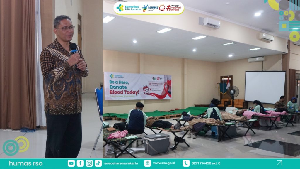 RSO Soeharso Adakah Donor Darah Setetes Darahmu Sejuta Harapan