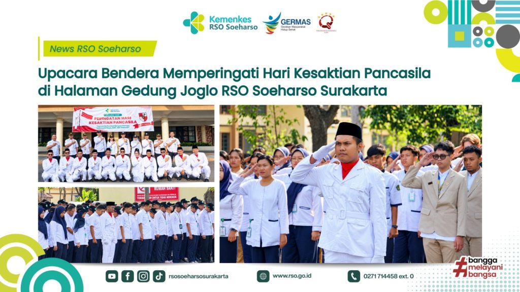 RSO Soeharso Surakarta Gelar Upacara Bendera Peringati Hari Kesaktian Pancasila